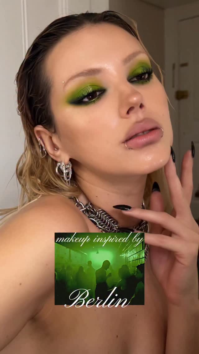 Instagram post by @daniellemarcan for About-face Beauty. Caption reads: [...] #makeup #berlin #skin....