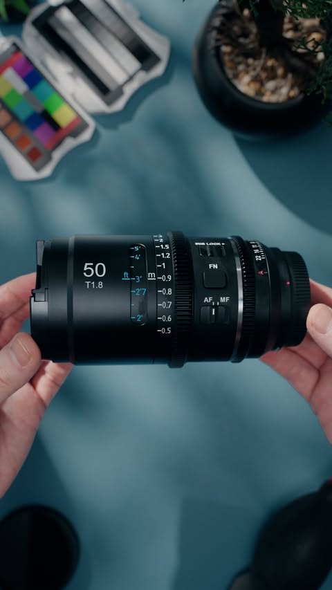 Instagram post by @danielgrindrod for SIRUI Imaging. Caption reads: [...] lens I have been waiting for! The....