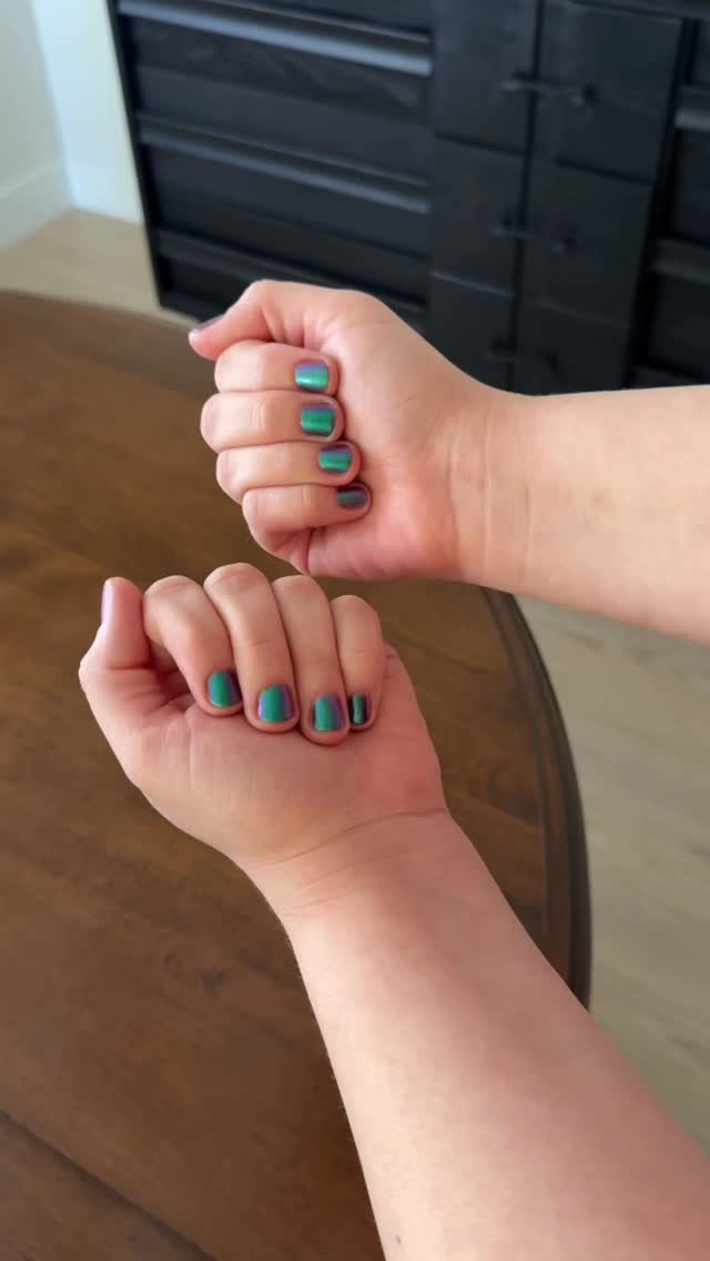 Instagram post by @allietassano for Dazzle Dry. Caption reads: If you’ve been following my nail journey, you know....