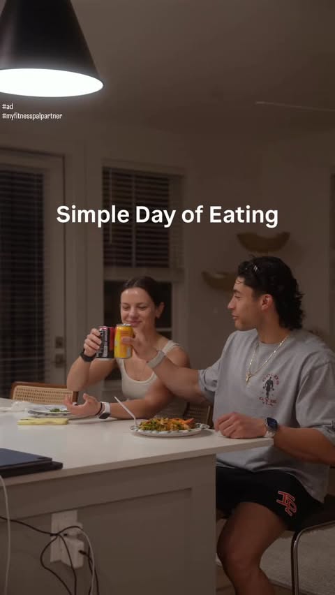 Instagram post by @nickvenuti_ for MyFitnessPal. Caption reads: [...] over complicate the diet. Using....