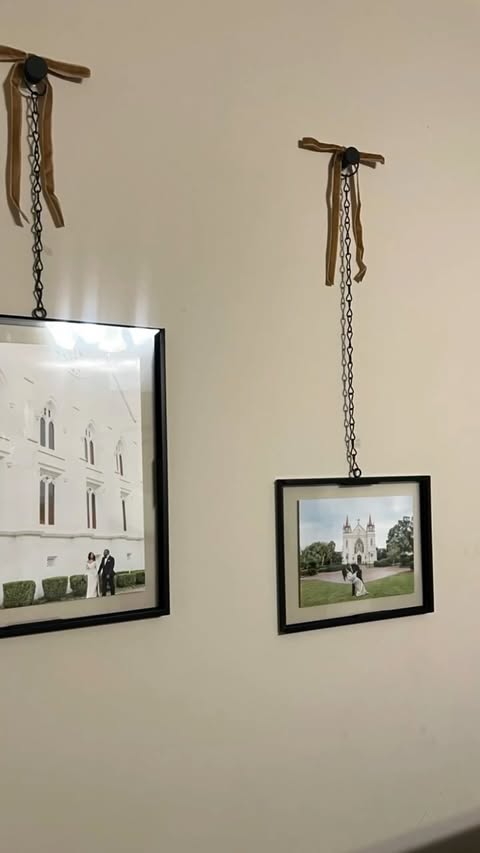 Instagram post by @soniceandneatliving for Americanflat. Caption reads: [...] these unique floating frames from....
