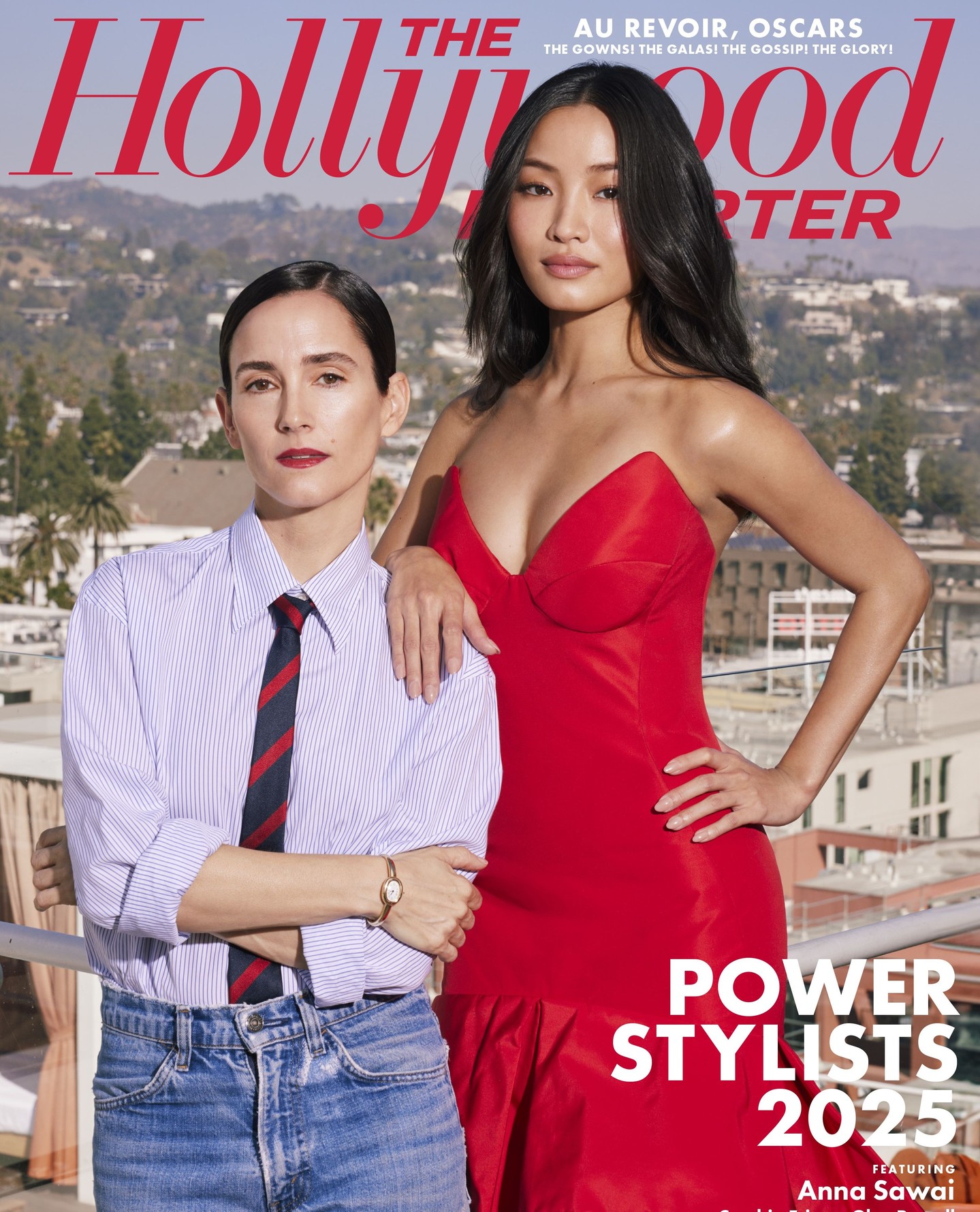 Instagram post by @annasawai for Levi. Caption reads: THR #PowerStylists2025 - #AnnaSawai and....