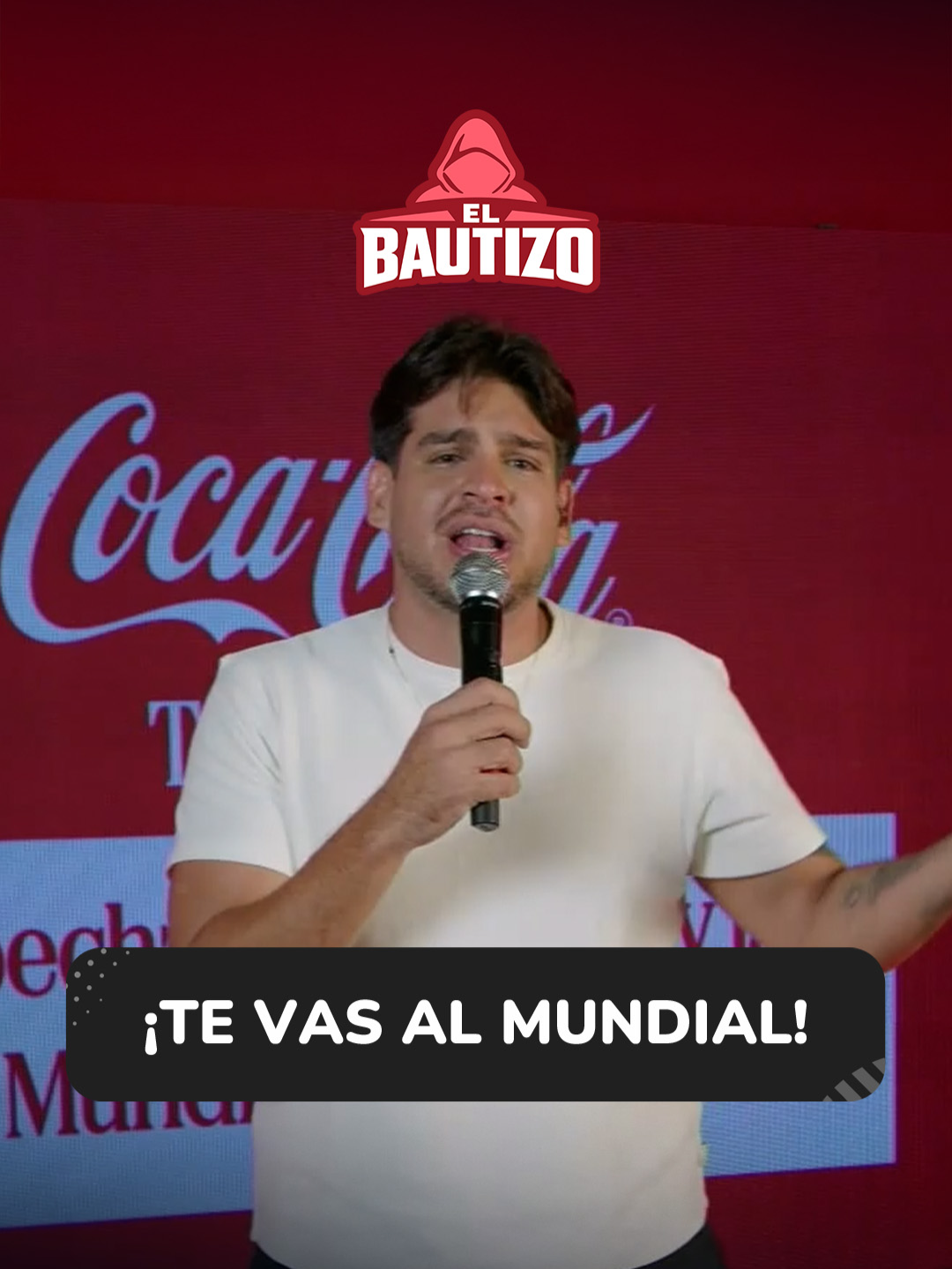 TikTok post by @ailiveok for Coca-Cola. Caption reads: [...] FIFA 2026, el próximo podés ser vos ✈️....