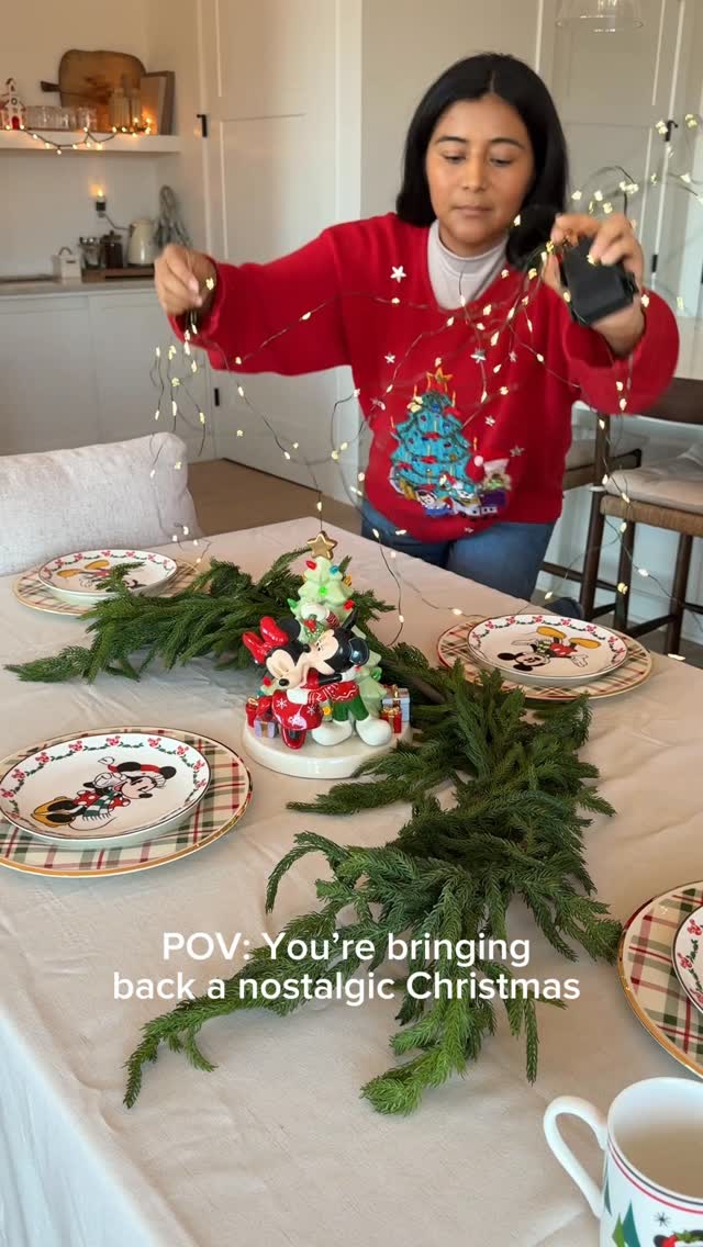 Instagram post by @brendaanguiano_official for Lenox. Caption reads: [...] filled with cocoa, twinkling lights, and....