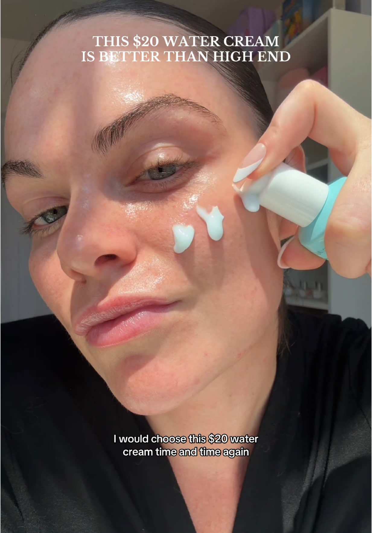 TikTok post by @kristynhoffman96 for Cocokind. Caption reads: [...] & revitalized my skin 🩵✨  @cocokind....