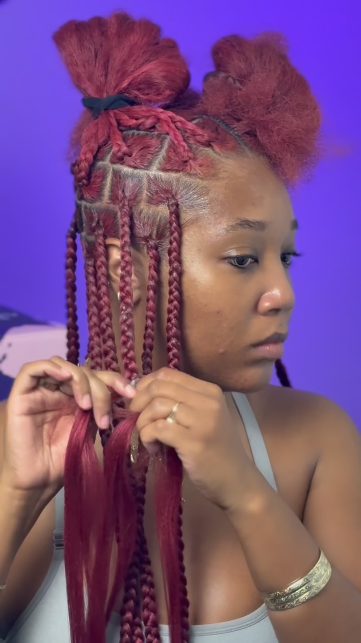 Instagram post by @_kiraforeva for Aunt Jackie's Curls & Coils. Caption reads: It’s the end of the summer but I finally did me....