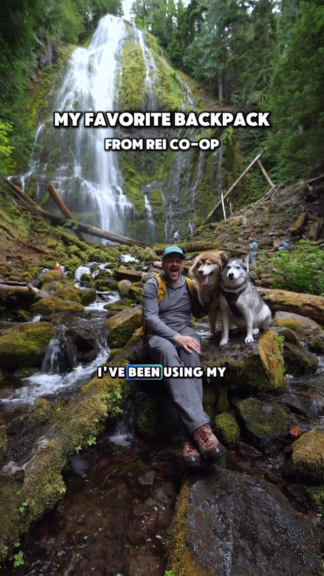 Instagram post by @adam.northwest for REI. Caption reads: I’ve been using my REI Co-op Trail 25 Pack every....
