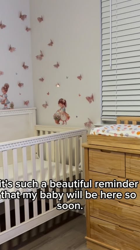 Instagram post by @by.cladys.usa for Delta Children. Caption reads: Feeling so grateful for this timeless nursery....