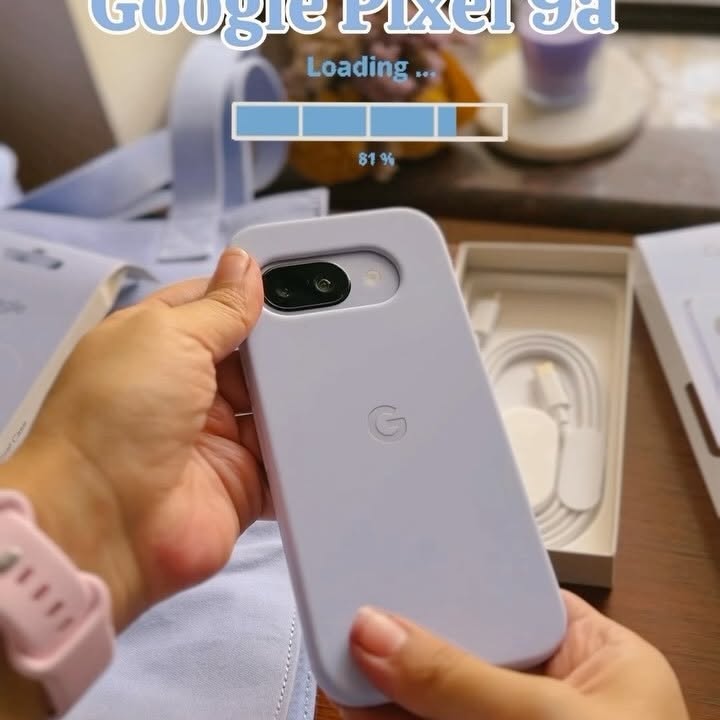 Instagram post by @shadesofmoon for Made by Google. Caption reads: [...] #shadesofmoon #pixel9a #madebygoogle.