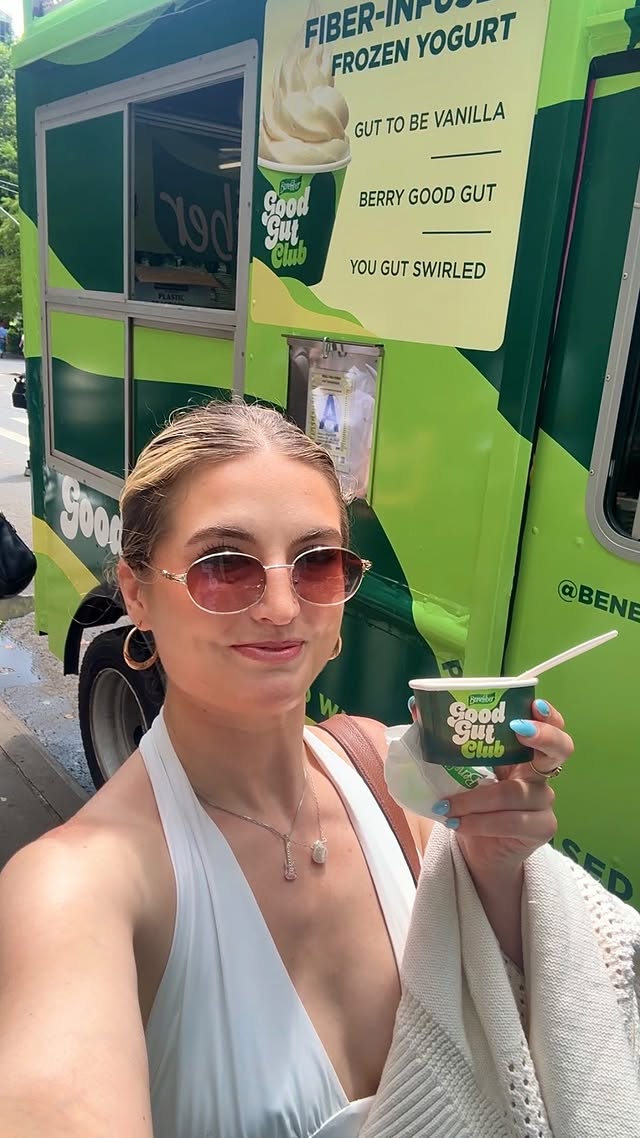 Instagram post by @thehealthyhophead for Benefiber. Caption reads: #ad Thanks to @benefiber for inviting me to the....