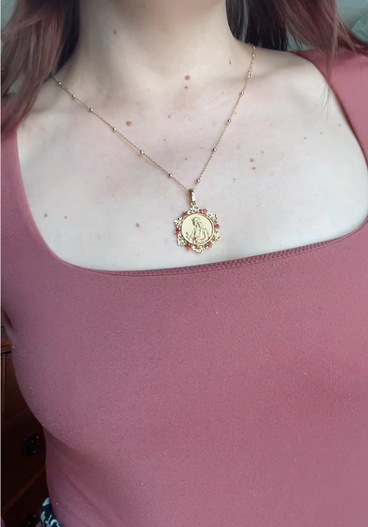 TikTok post by @mamaruppert for Vidawheel Jewelry. Caption reads: Carry the goddess of rebirth, Persephone, with you....
