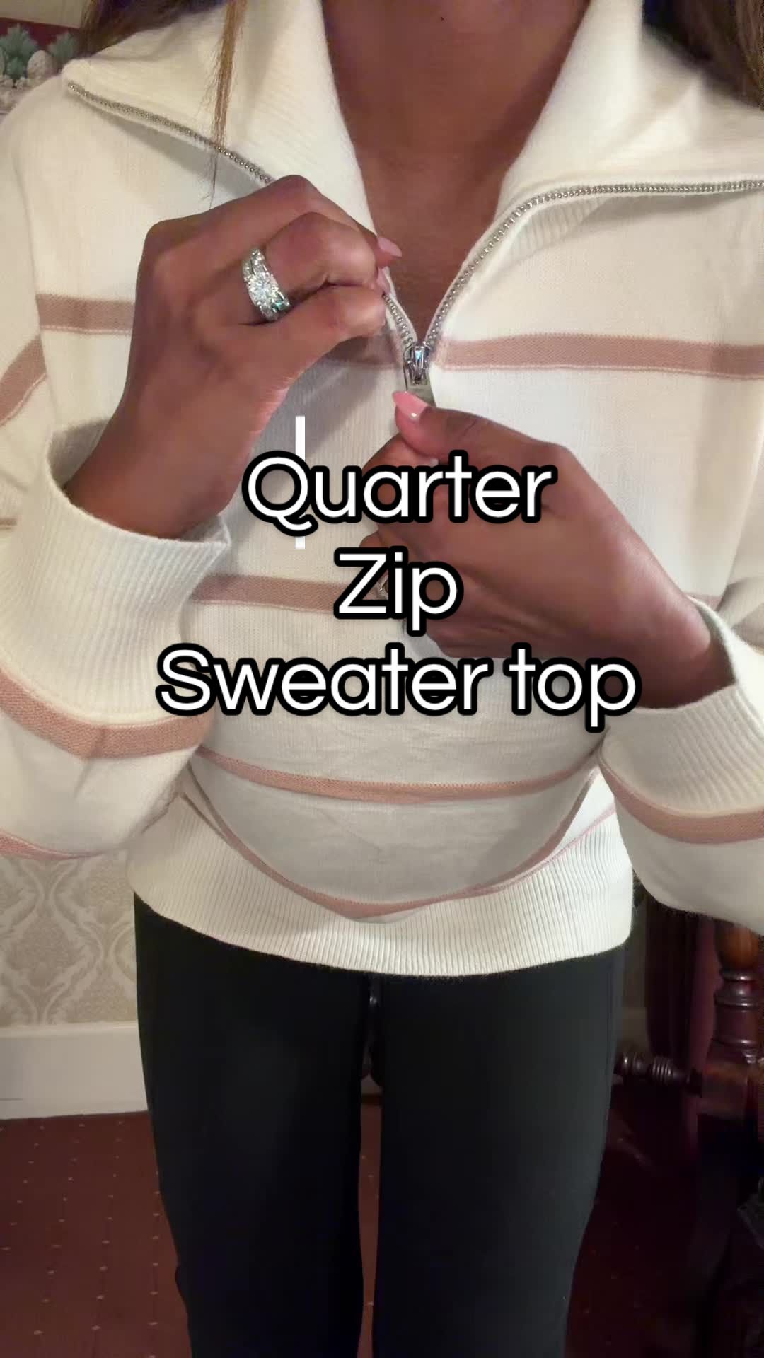 TikTok post by @cynthiasfavoritefinds for Fisoew Fashion. Caption reads: [...] #womensfallfashion #womenssweater @Fisoew....