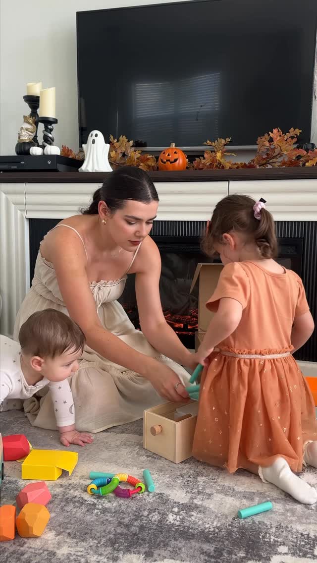 Instagram post by @klaudia.oryl for Lovevery. Caption reads: AD| Anything that makes life easier and more fun....