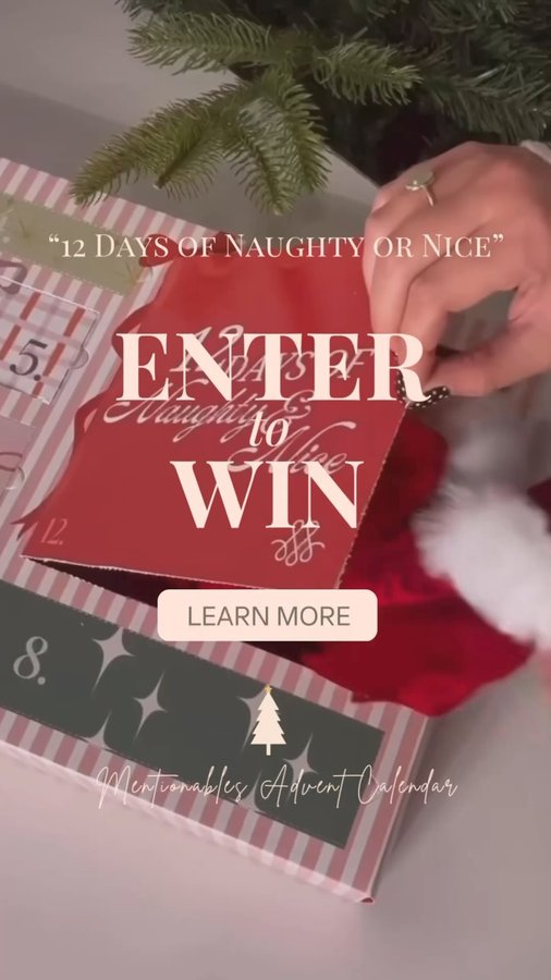 Instagram post by @madmerkfit for Mentionables. Caption reads: **CLOSED**
GIVEAWAY…❤️‍🔥✨🎄🎅🏼

It’s the best....