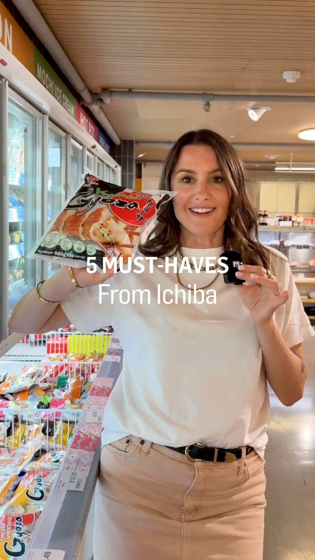 Instagram post by @housecurious for Westfield London. Caption reads: Sommer shares her top 5 must-have groceries from....