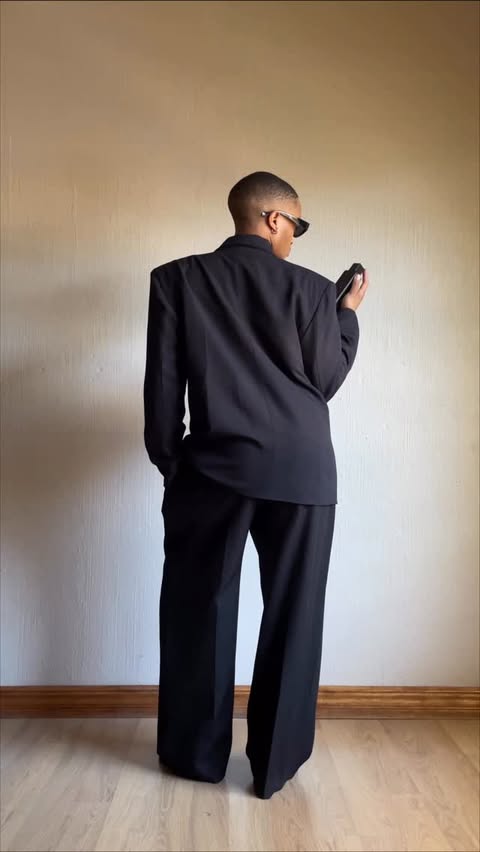 Instagram post by @thabo_mokgoetsii for Edgars. Caption reads: Confidence isn’t always loud - sometimes it’s just....