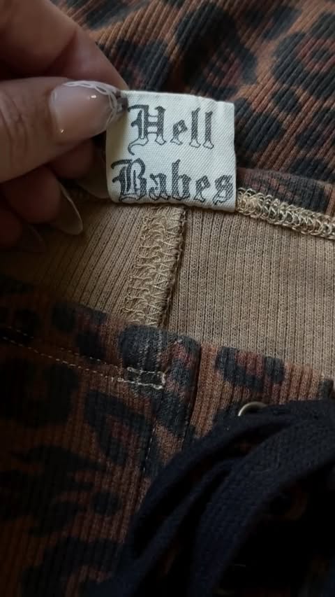 Instagram post by @faith_irving for Hell Babes. Caption reads: [...] out did herself on this new @hellbabes set......