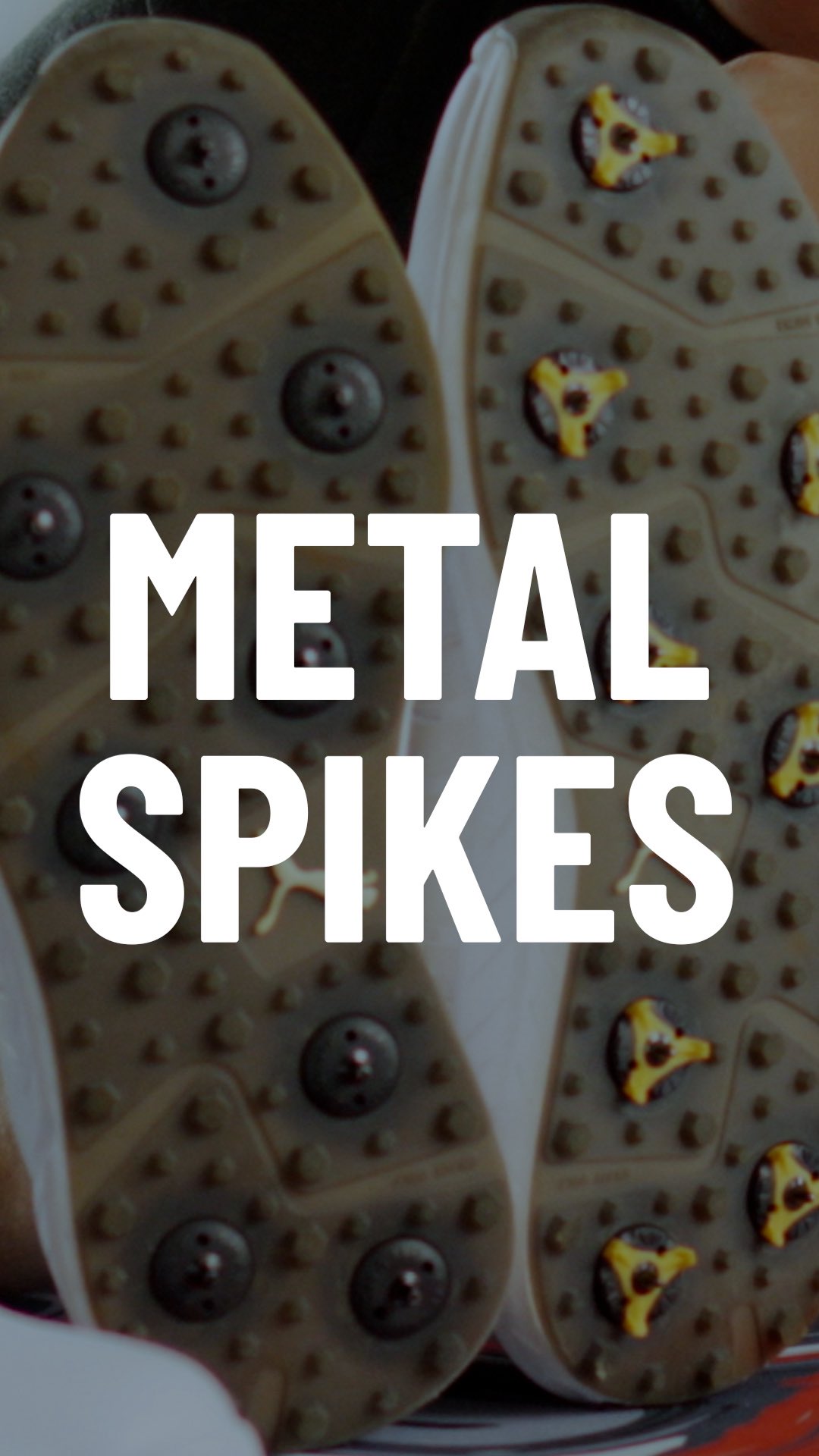 Instagram post by @madefortherange for WHOOP. Caption reads: Metal Spikes are still plenty relevant to the....