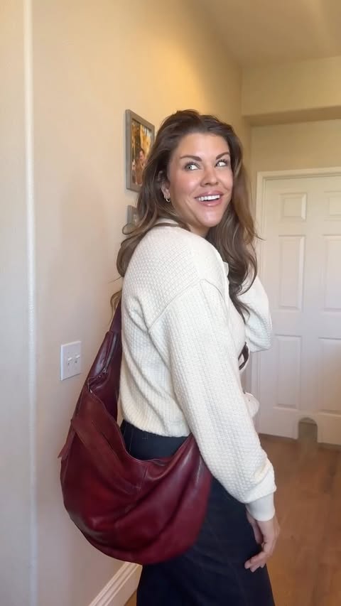 Instagram post by @piggybankdiaries for Latico Leathers. Caption reads: [...] you start reaching for it DAILY…....