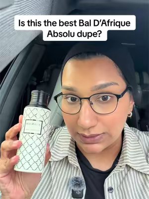 TikTok post by @hey_zafa for Maison Asrar. Caption reads: [...] Bal D’Afrique Absolu - Belgravia by @Maison....