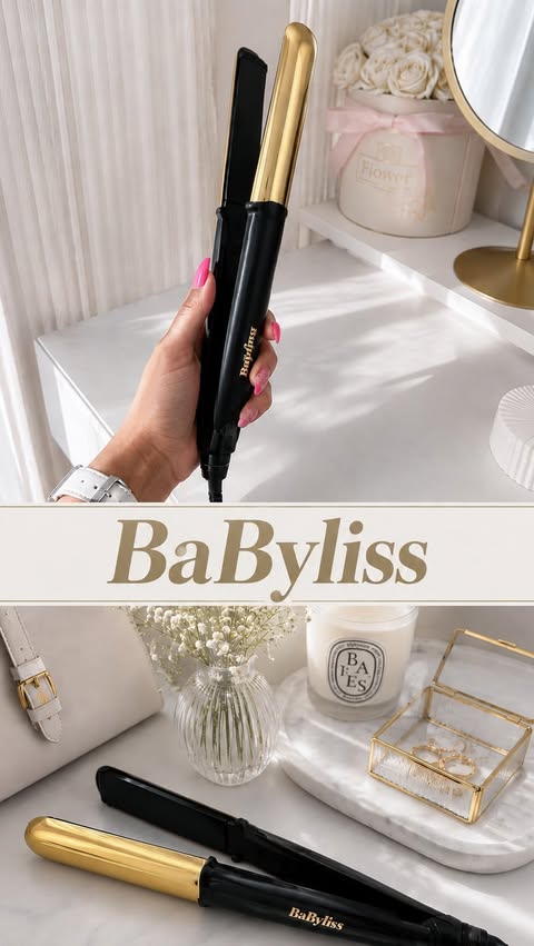 Instagram post by @sendiikaminska for BaByliss. Caption reads: .