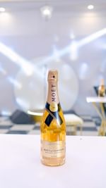 Instagram post by @akinfaminu for Moët & Chandon. Caption reads: [...] Day in style with Moët & Chandon! 🍾✨ From....