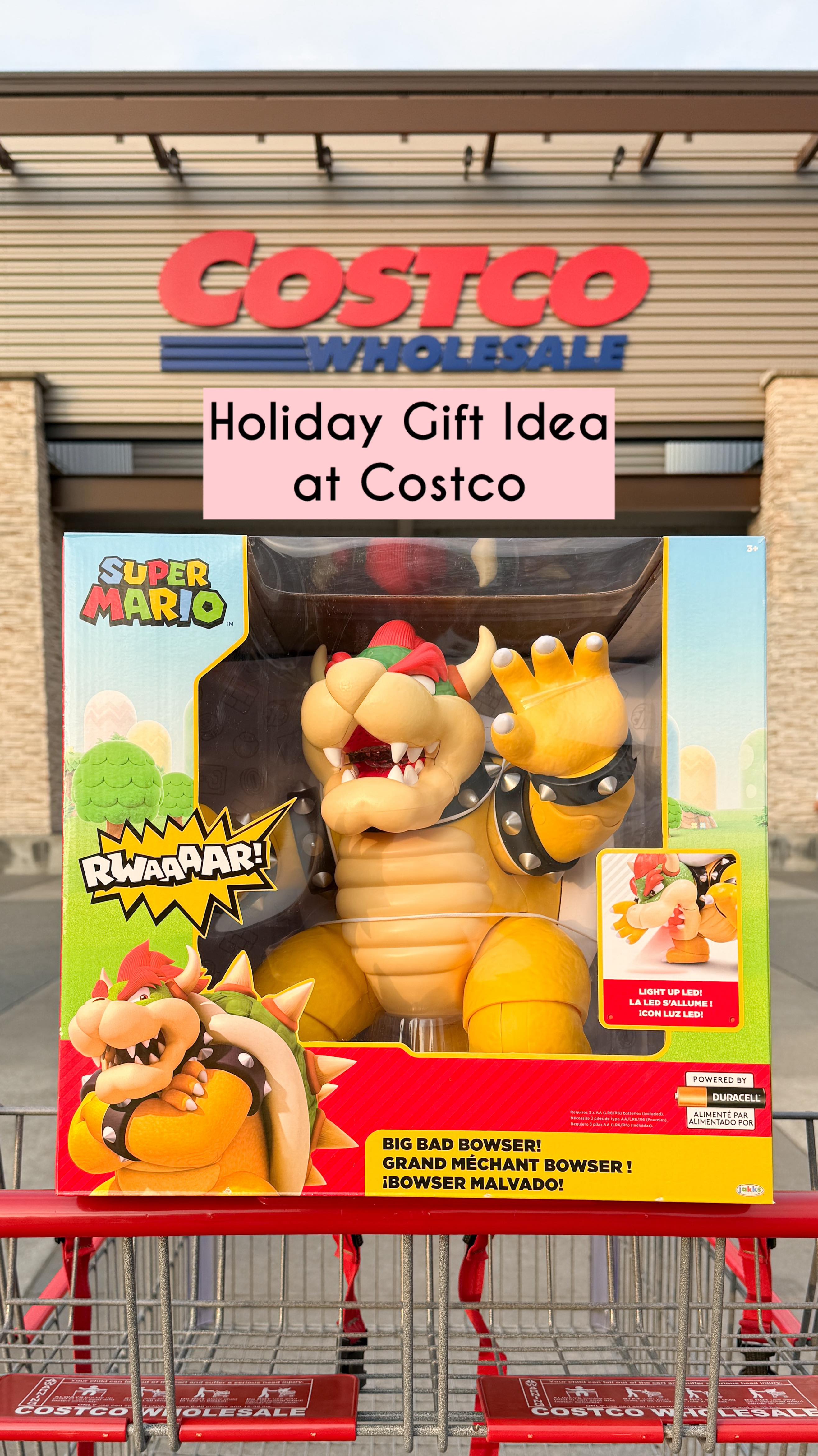 Instagram post by @costcoaisles for JAKKS Pacific. Caption reads: It’s never too early to start crossing holiday....