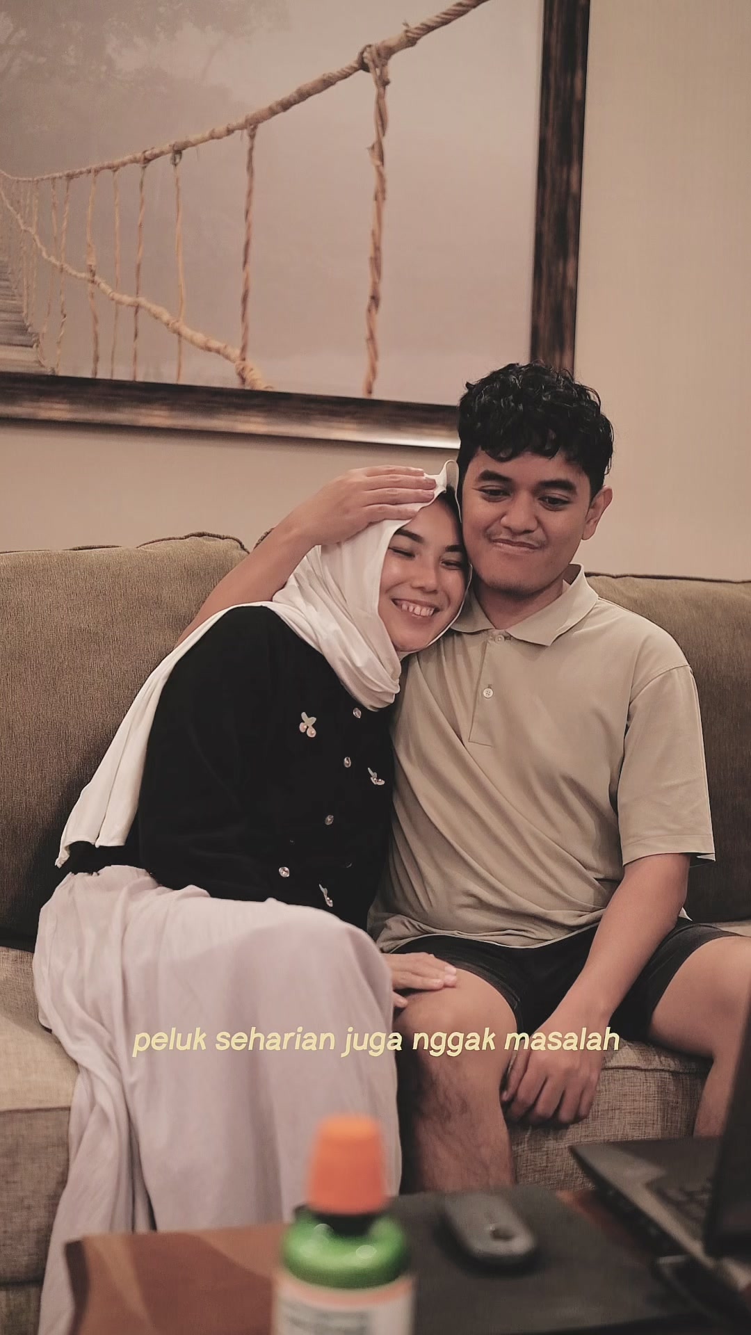 TikTok post by @adjifamily for TheraBreath. Caption reads: Morning breath? No drama lagi 😌💚  Sejak pakai....