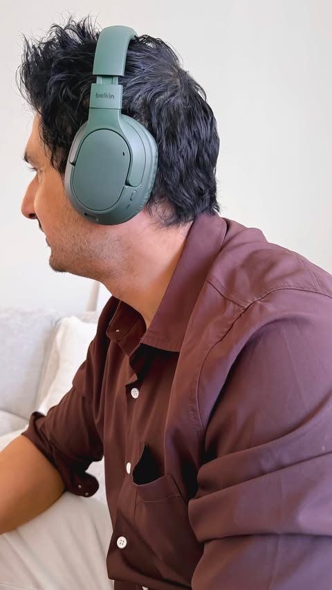 Instagram post by @the_little_saige for Belkin. Caption reads: #AD | Father’s Day with Belkin 🤍 This Father’s....