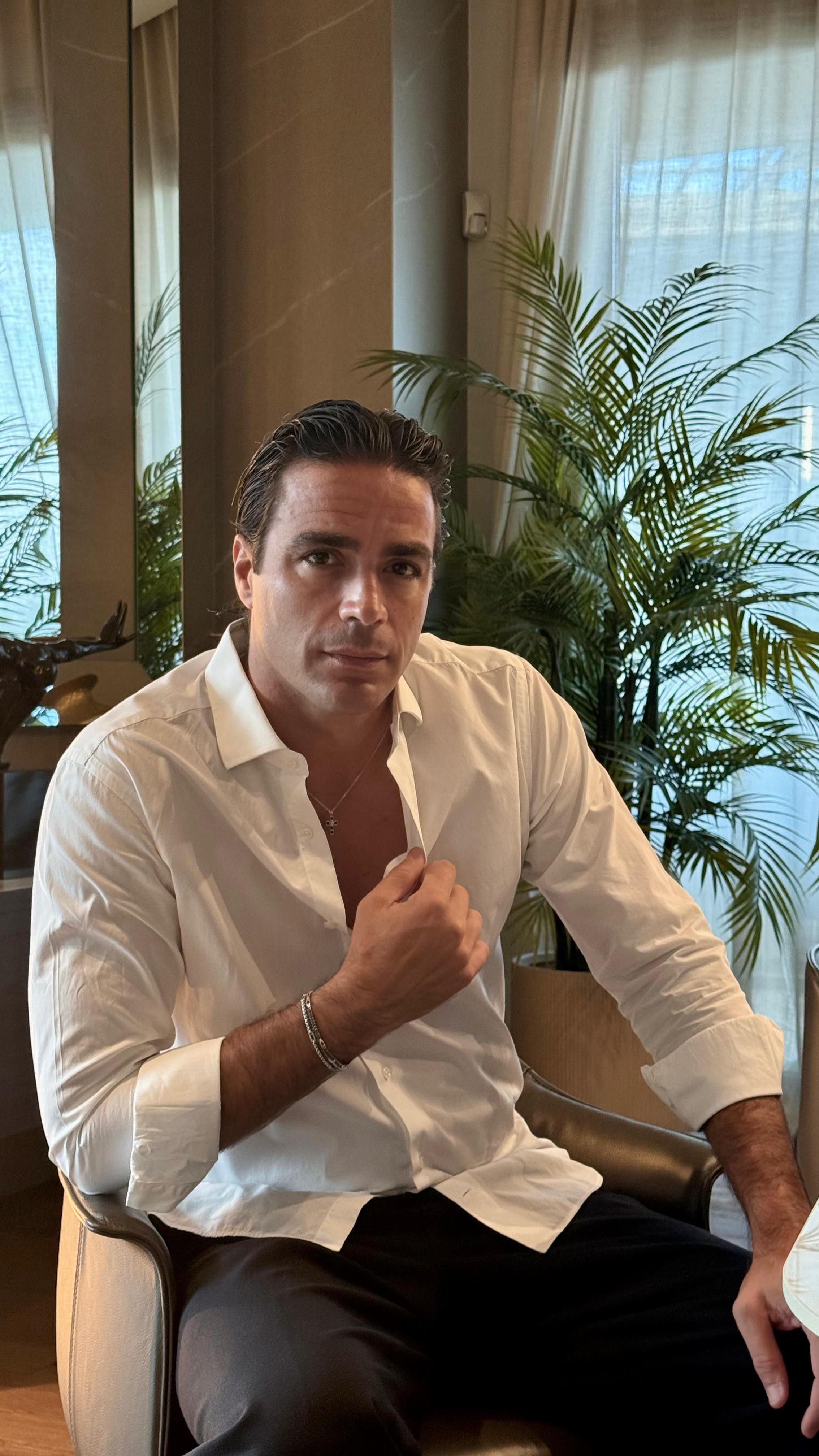 Instagram post by @alessandro_matri_32 for Mabina Gioielli. Caption reads: [...] #MabinaGioielli #adv.