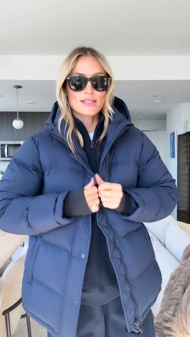 Instagram post by @juliamcguire for Aritzia. Caption reads: Must have pieces for fall/winter from @aritzia!....