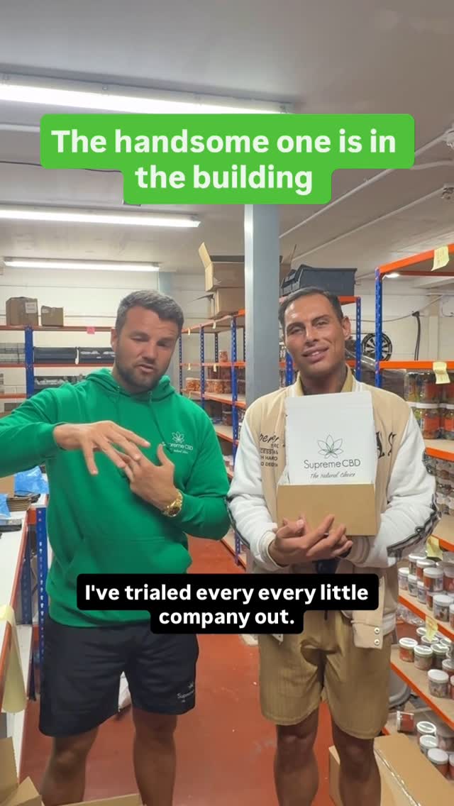 Instagram post by @mrcraigcavanagh for Supreme CBD. Caption reads: Great to see my good friend @mrcraigcavanagh at....