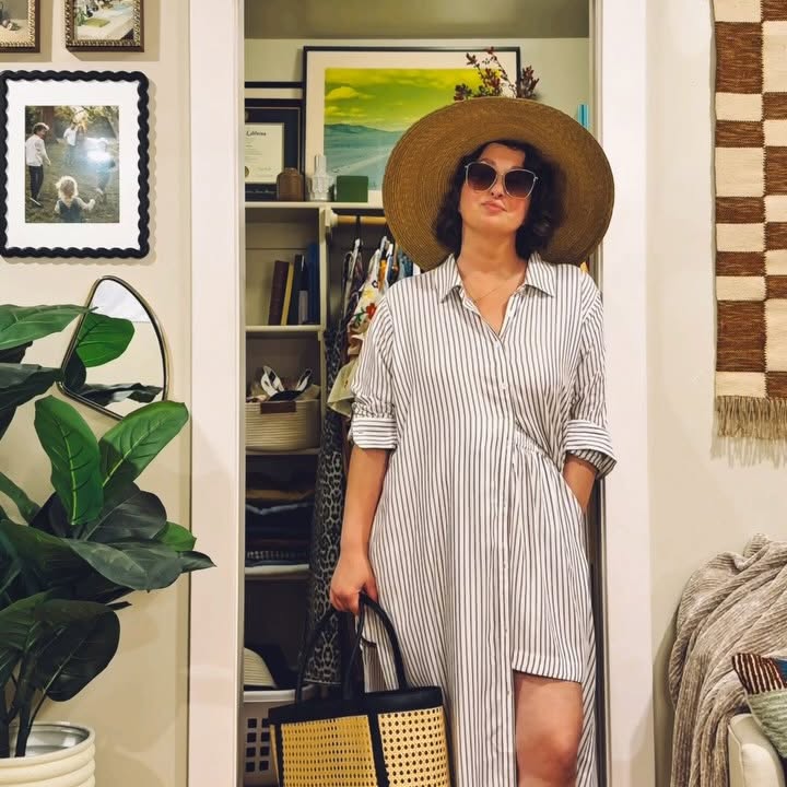 Instagram post by @midsizekimberlyanne for Universal Standard. Caption reads: There’s something so satisfying about finding a....