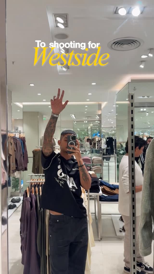 Instagram post by @_rohitrk7 for Westside Stores. Caption reads: From a small kid who always shopped from Westside....