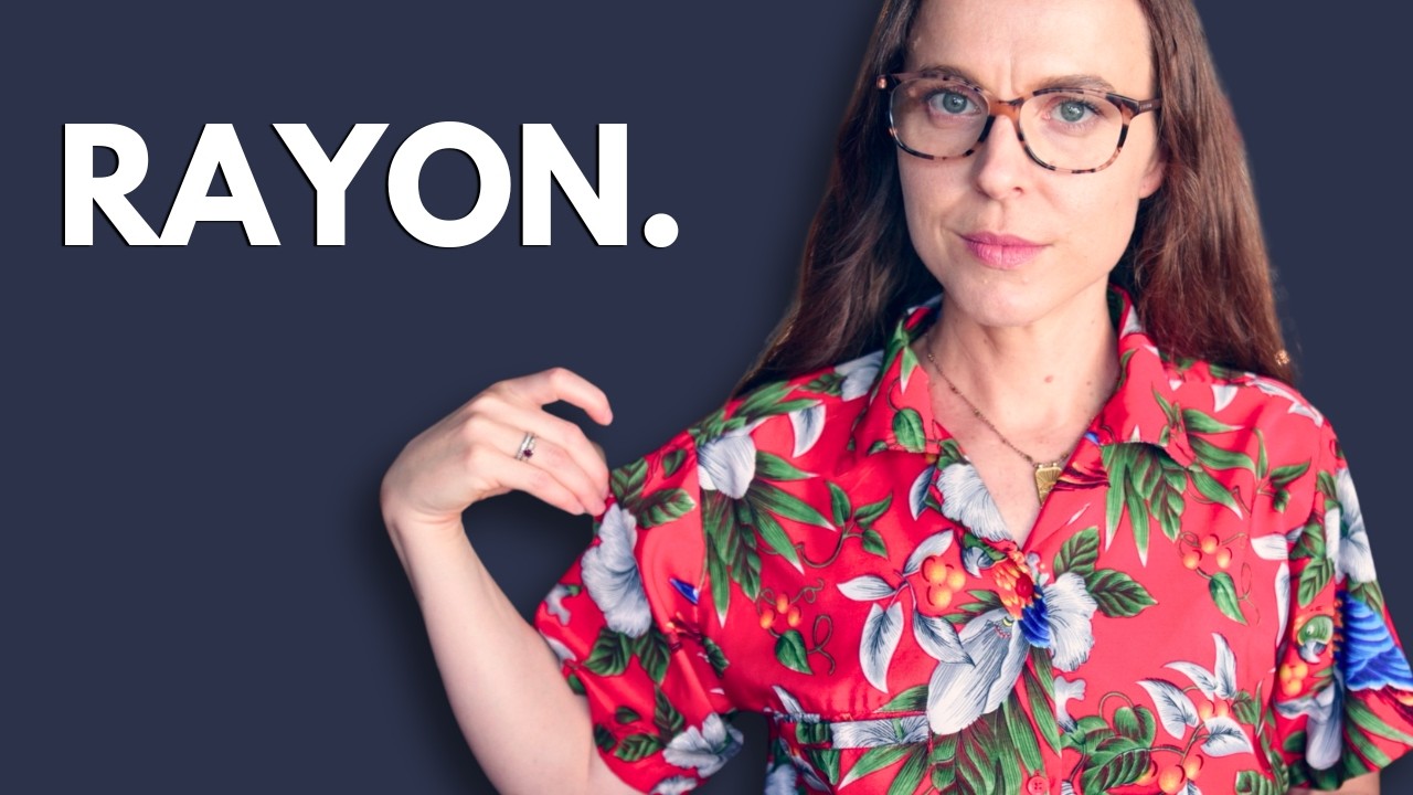 YouTube post by @WOOLNEEDLESHANDS for Bedsure Home. Caption reads: In this video, I explore the history of rayon, the....