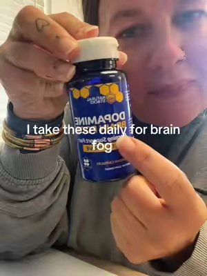 TikTok post by @andreathompson61 for Natural Stacks. Caption reads: [...] #dailylife #vegan #vitamins @Natural Stacks.