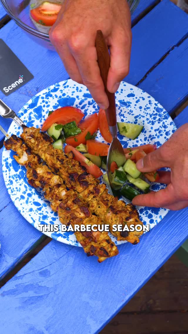 Instagram post by @andyseastcoastkitchen_ for Home Hardware. Caption reads: This chicken marinade is a must this BBQ season! I....