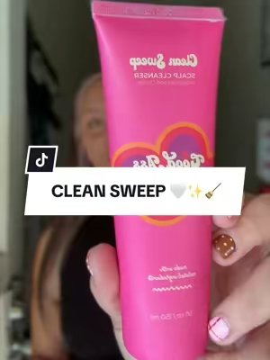 TikTok post by @bayroru for Good Ass Hair Day. Caption reads: Introducing Clean Sweep from @Good Ass Hair Day....