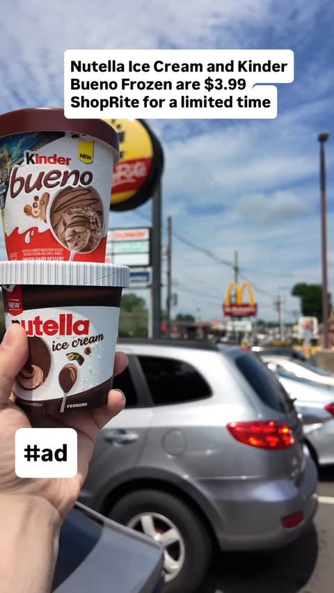Instagram post by @joshsfoodnstuff for Nutella. Caption reads: [...] local @shopritestores to snap up new....
