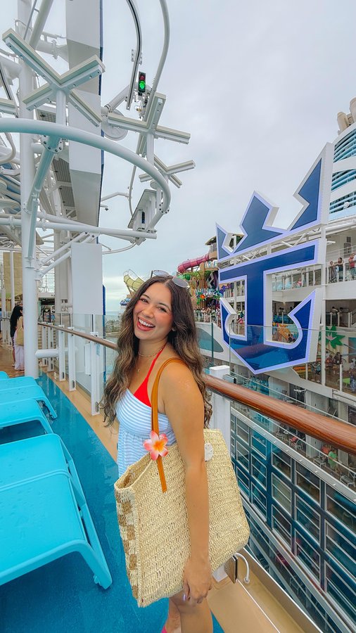 Instagram post by @emilynels8 for Royal Caribbean. Caption reads: Star of the Seas recap of the most special 3 days....