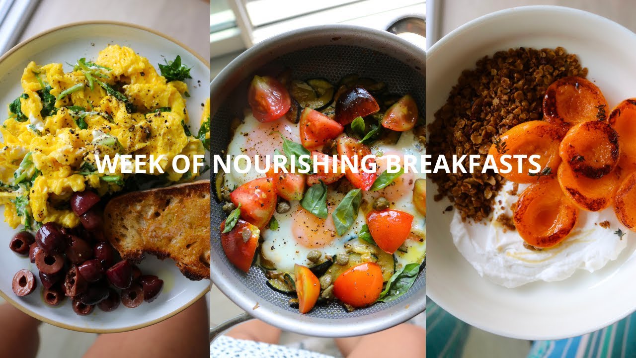 YouTube post by @TishWonders for From Our Place. Caption reads: Week Of Nourishing Breakfasts.