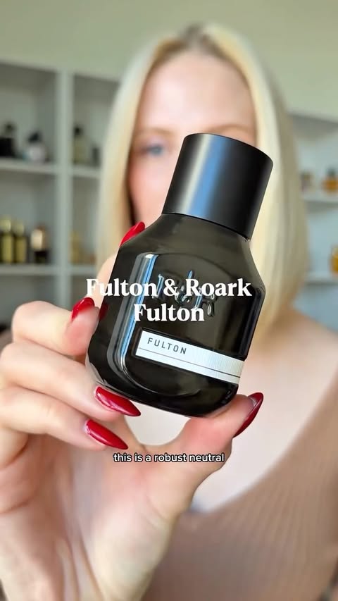 Instagram post by @erinlutzscents for Fulton & Roark. Caption reads: The new Fulton by @fultonandroark is a soft,....