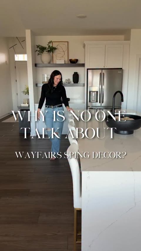 Instagram post by @themertenshome for Wayfair. Caption reads: 🔗 Like + Comment WAYFAIR for links!
Why is no one....