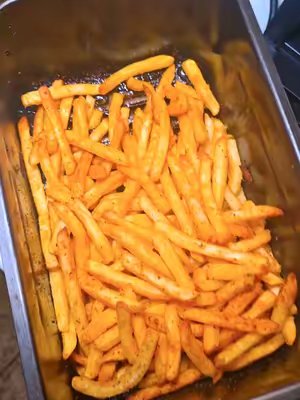 TikTok post by @ellysalessya for Keplin. Caption reads: [...] the deep fryer? YES please. 🍟🔥 My Keplin....