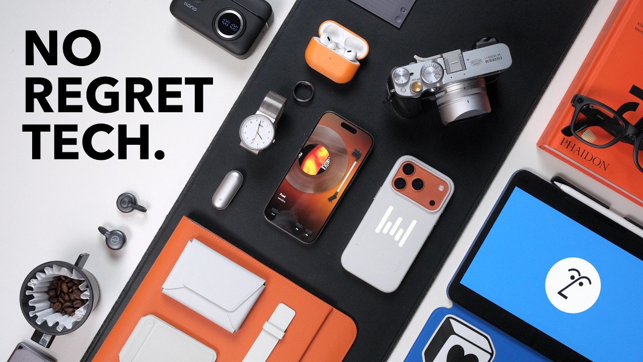 YouTube post by @BetterCreating for GRAMS28. Caption reads: Stop Buying Tech. Get These Instead..