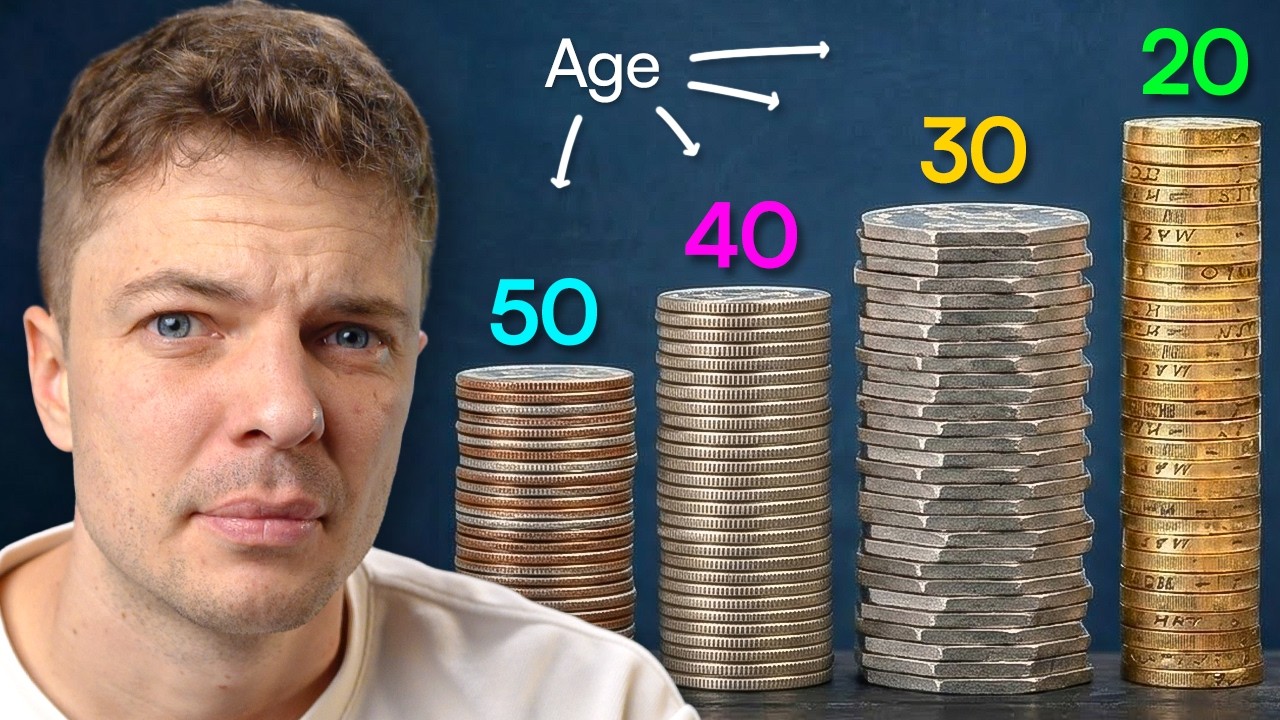 YouTube post by @DamienTalksMoney for InvestEngine. Caption reads: [...] at risk when investing. InvestEngine This is....