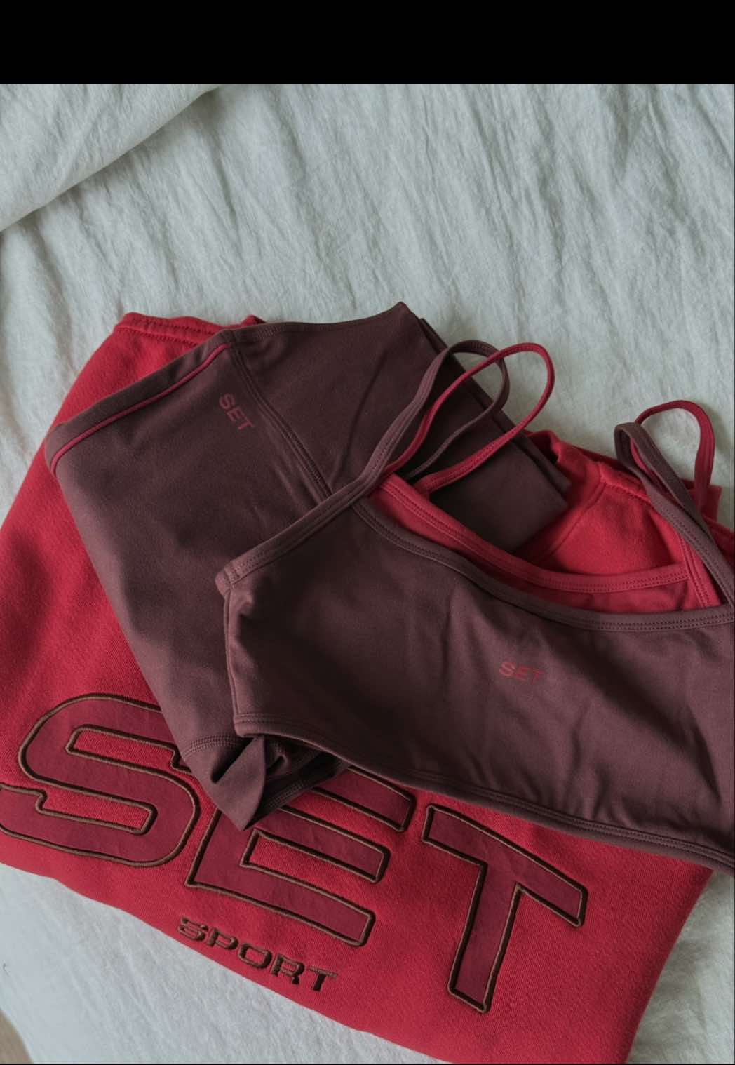 TikTok post by @mariawiedeman for SET ACTIVE. Caption reads: [...] it you can too 🥹 THANK YOU THANK YOU....