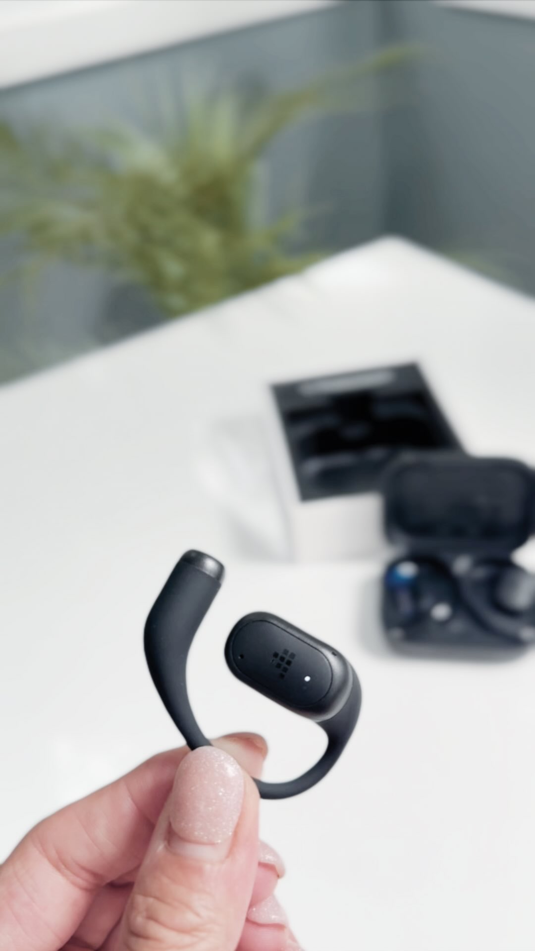 Instagram post by @miladafinds for Tronsmart. Caption reads: Unboxed the new @tronsmart OpenFly 2 Pro....