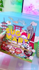 Instagram post by @10eegaming for Sugoi Mart. Caption reads: 🇯🇵 Unboxing the 2024 Sugoimart advent calendar!....
