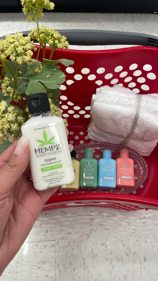Instagram post by an influencer for HEMPZ. Caption reads: Big news! @hempzofficial just launched their new....